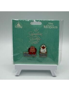 Disney Pin - Disney Duos - Sebastian and Scuttle - The Little Mermaid